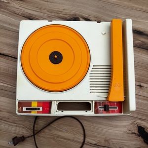 Vintage 1978 Fisher-Price Record Player Portable Phonograph Model 825 WORKING.